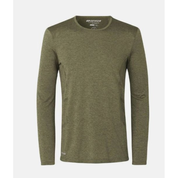 ID Geyser Langærmet Grøn t-shirt G21021 (REST)