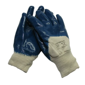 Blue Grip halvdyppet nitrilhandske 804