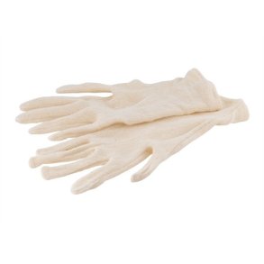 Hvide bomuldshandsker