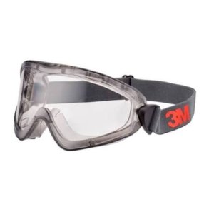 3M goggles i 2890-serien, forseglet, Scotchgard anti-dug/anti-ridse coating (K&N), klar linse, 2891S-SGAF