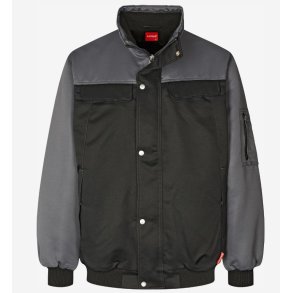 Kansas Icon Pilot Vinterjakke 100809 Sort/Gr (REST)