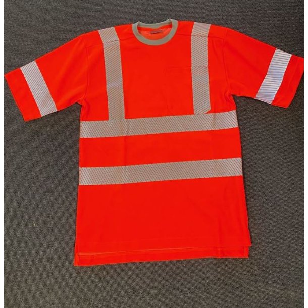Fristads T-shirt 100973-330 Rød Hi-vis (REST)