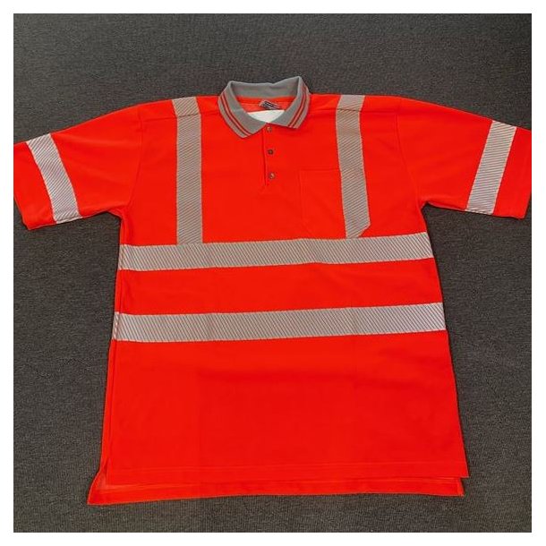 Fristads Polo 100972-330 Rød Hi-vis (REST)