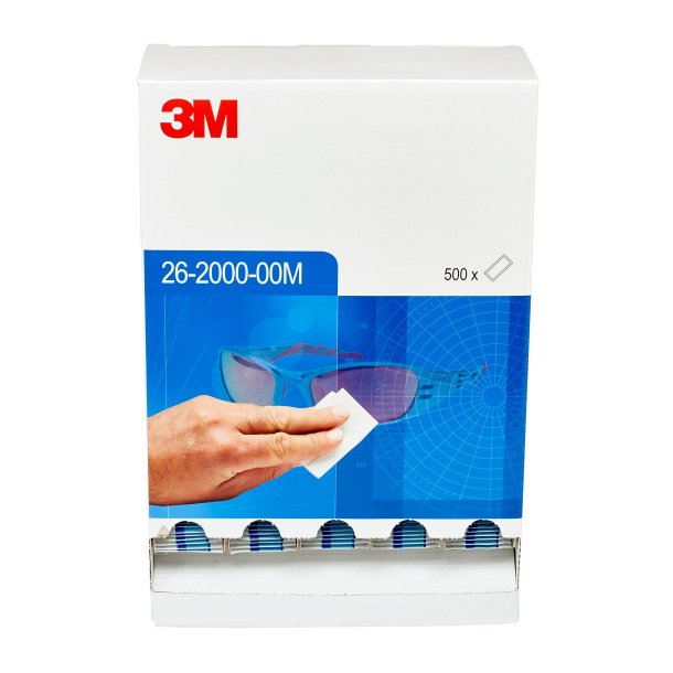 3M dispenser med renseservietter, 26-2000-00, 500 pr. dispenser