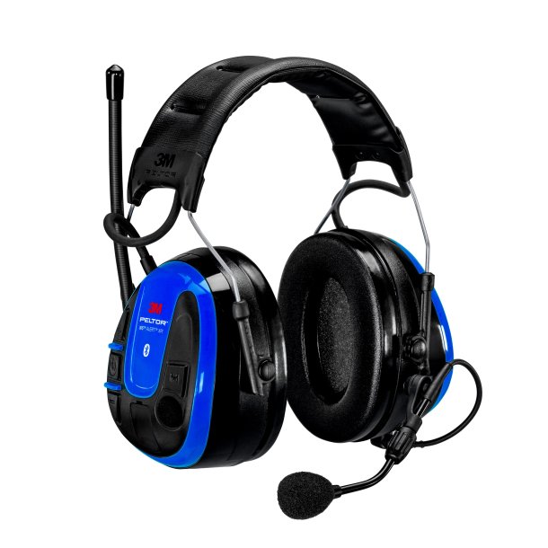 3M PELTOR WS ALERT XPI Headset, 30 dB, Bluetooth, mobilapp, sikkerhedshjelm-monteret, MRX21P3E3WS6
