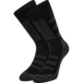 ENGEL Arbejdsstrmper i kraftig uldkvalitet Sort/Antrazitgr 9110-11