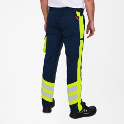 ENGEL Cargo bukser Blue Ink/Gul 2870-217
