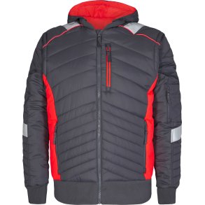 ENGEL Cargo quiltet jakke Gr/Rd 1870-224