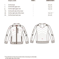 ENGEL Cargo quiltet jakke Sort/Gul 1870-224