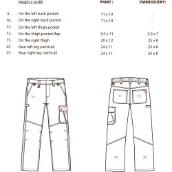 ENGEL Cargo servicebukser Sort 2871-217