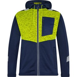 ENGEL Cargo strik cardigan Blue Ink/Gul 8870-256