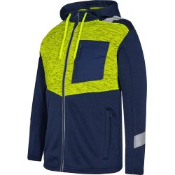 ENGEL Cargo strik cardigan Blue Ink/Gul 8870-256