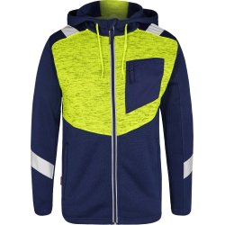 ENGEL Cargo strik cardigan Blue Ink/Gul 8870-256