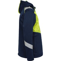 ENGEL Cargo strik cardigan Blue Ink/Gul 8870-256