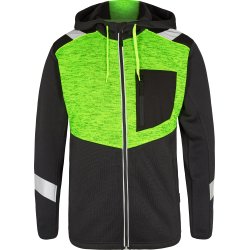 ENGEL Cargo strik cardigan Sort/Grøn 8870-256