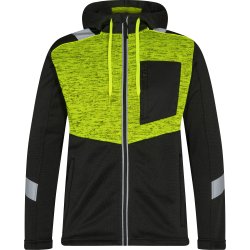 ENGEL Cargo strik cardigan Sort/Gul 8870-256