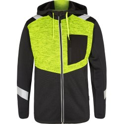 ENGEL Cargo strik cardigan Sort/Gul 8870-256