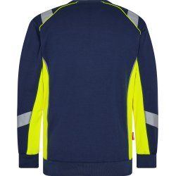 ENGEL Cargo sweatshirt Blue Ink/Gul 8871-257