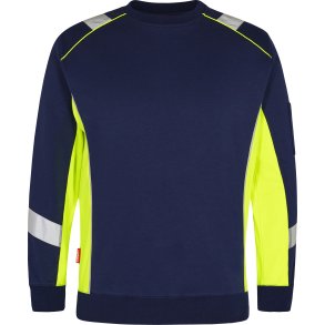 ENGEL Cargo sweatshirt Blue Ink/Gul 8871-257