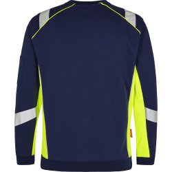 ENGEL Cargo sweatshirt Blue Ink/Gul 8871-257