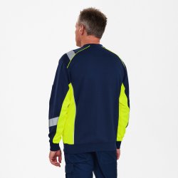 ENGEL Cargo sweatshirt Blue Ink/Gul 8871-257