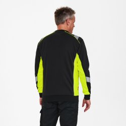 ENGEL Cargo sweatshirt Sort/Gul 8871-257