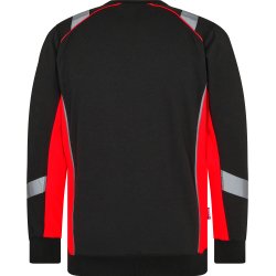 ENGEL Cargo sweatshirt Sort/R�d 8871-257