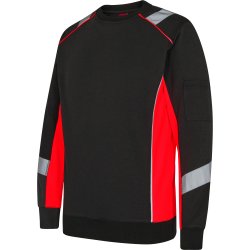 ENGEL Cargo sweatshirt Sort/R�d 8871-257