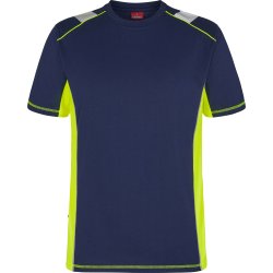 ENGEL Cargo T-shirt Blue Ink/Gul 9870-258
