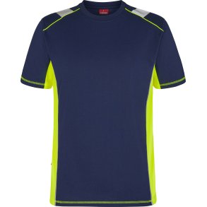 ENGEL Cargo T-shirt Blue Ink/Gul 9870-258
