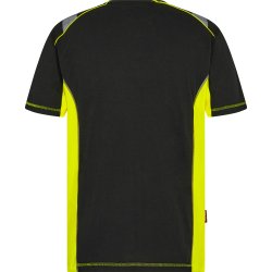 ENGEL Cargo T-shirt Sort/Gul 9870-258