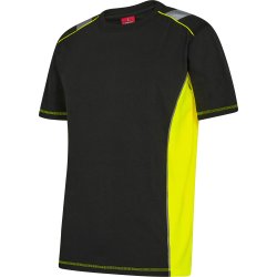 ENGEL Cargo T-shirt Sort/Gul 9870-258