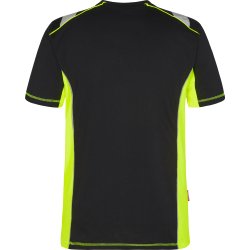 ENGEL Cargo T-shirt Sort/Gul 9870-258