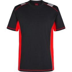 ENGEL Cargo T-shirt Sort/Rd 9870-258