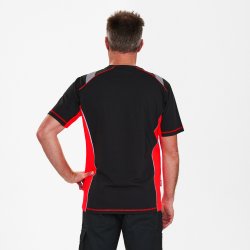 ENGEL Cargo T-shirt Sort/Rd 9870-258