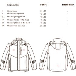 ENGEL Cargo vinterjakke Sort/Gul 1871-354