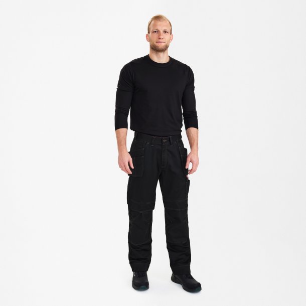 ENGEL Combat hndvrkerbukser med hngelommer Sort 2761-630
