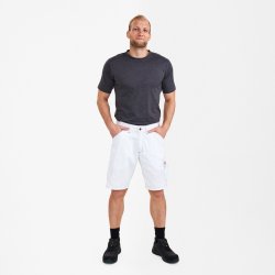 ENGEL Combat hndvrkershorts Hvid 6760-630