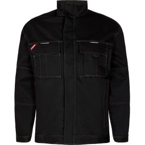 ENGEL Combat bomuld jakke Sort 1760-570 (REST)