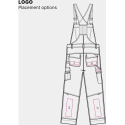 ENGEL Combat bomuld overall Sort 3760-575 (REST)