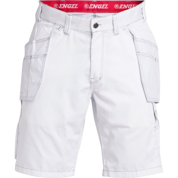 ENGEL Combat hndvrkershorts med hngelommer Hvid 6761-630