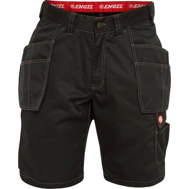 ENGEL Combat hndvrkershorts med hngelommer Sort 6761-630