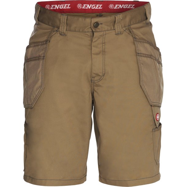 ENGEL Combat hndvrkershorts med hngelommer Wood 6761-630