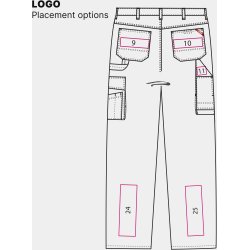 ENGEL Enterprise bukser Marine/Azurbl 2600-785
