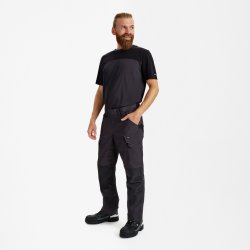 ENGEL Entire arbejdsbukser med strk Antrazitgr 2329-144
