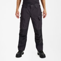 ENGEL Entire arbejdsbukser med strk Antrazitgr 2329-144