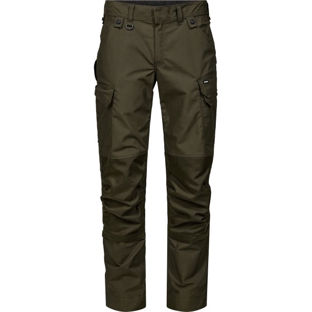 ENGEL Entire arbejdsbukser med strk Forest Green 2329-144