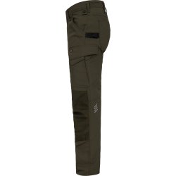 ENGEL Entire arbejdsbukser med str�k Forest Green 2329-144