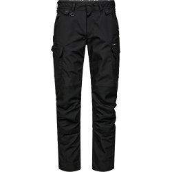 ENGEL Entire arbejdsbukser med strk Sort 2329-144