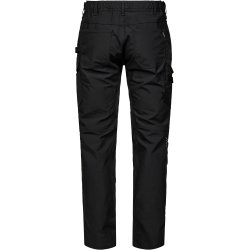 ENGEL Entire arbejdsbukser med strk Sort 2329-144